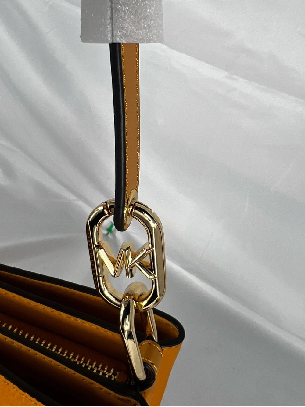 Michael Kors Trisha Medium Triple Compartment Crossbody in Cider leather